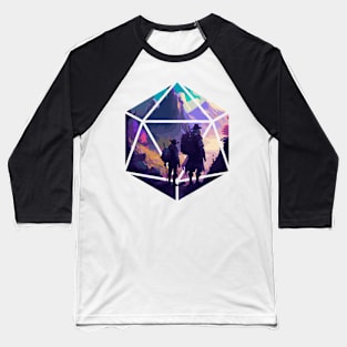 D20 Master and Apprentice Baseball T-Shirt